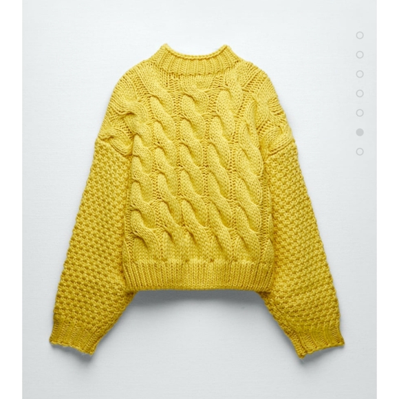 Zara Cable Knit Sweater - Picture 4 of 7
